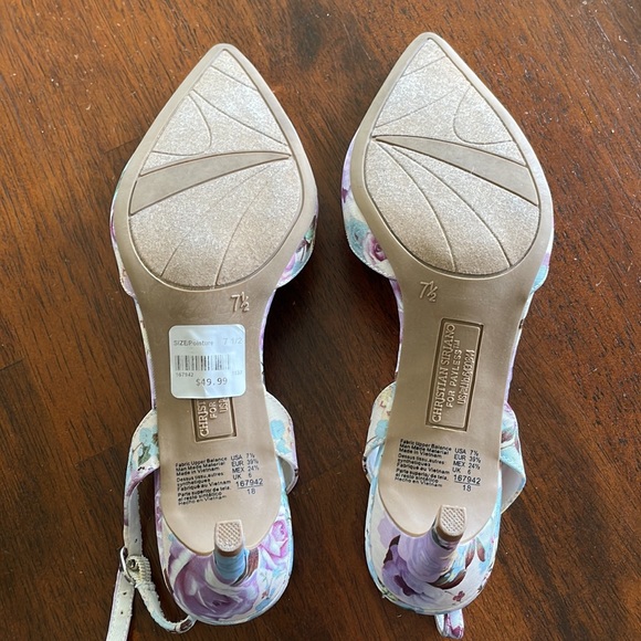Christian Soriano for Payless floral shoes (sz 7 1/2) - Picture 5 of 7